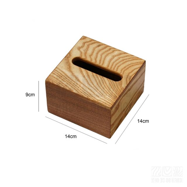 Hộp giấy ăn 14x14 màu vàng